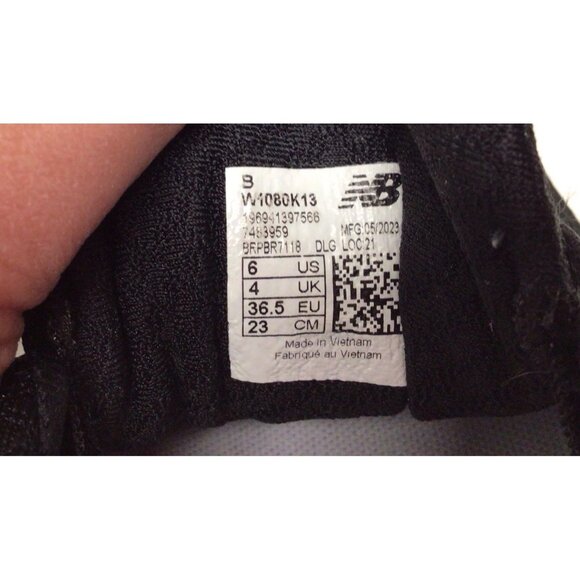 New Balance 1080 Women’s Size 6 Fresh Foam Black Running Walking Trailing Shoes - Picture 8 of 10